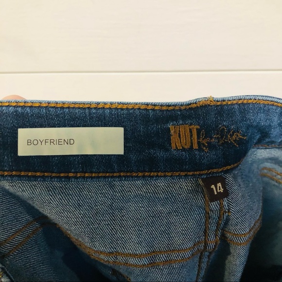 kut from the Kloth boyfriend distressed denim jeans - Picture 6 of 8